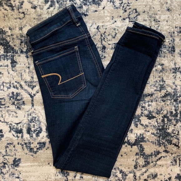 AMERICAN EAGLE Dark Wash Skinny Jean - Picture 6 of 7
